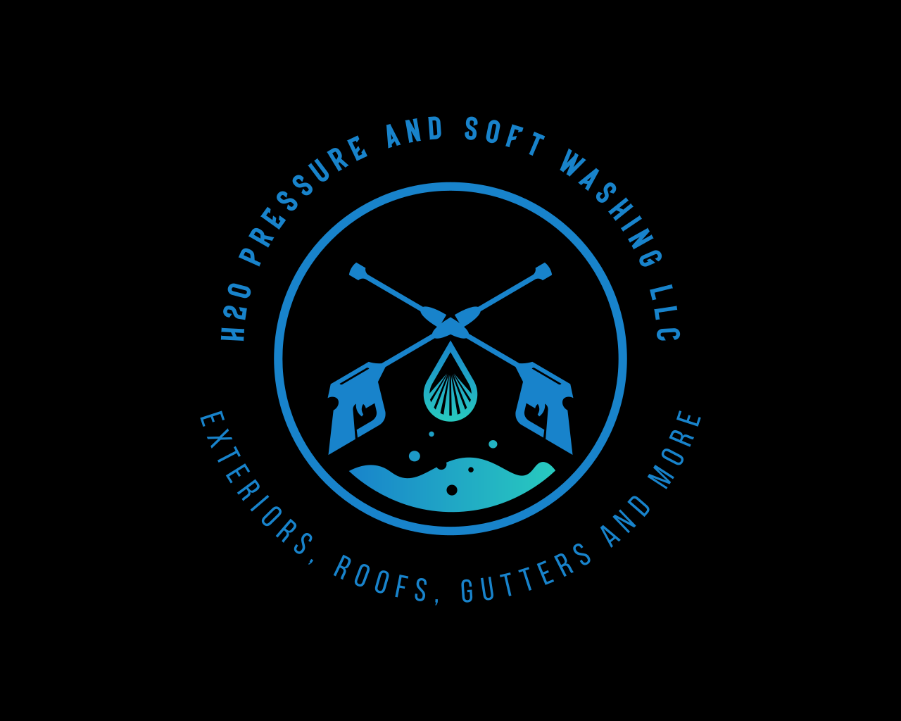 H2O Pressure and Soft Washing Logo