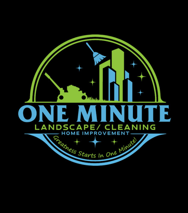 One Minute Landscape | Cleaning & Home Improvement Logo