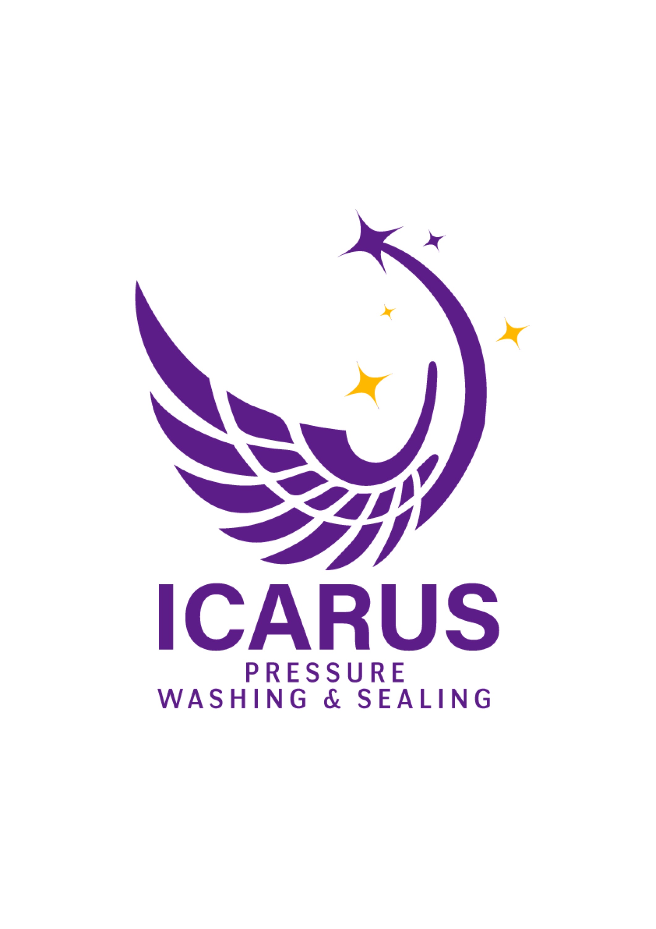 Icarus Pressure Washing Logo