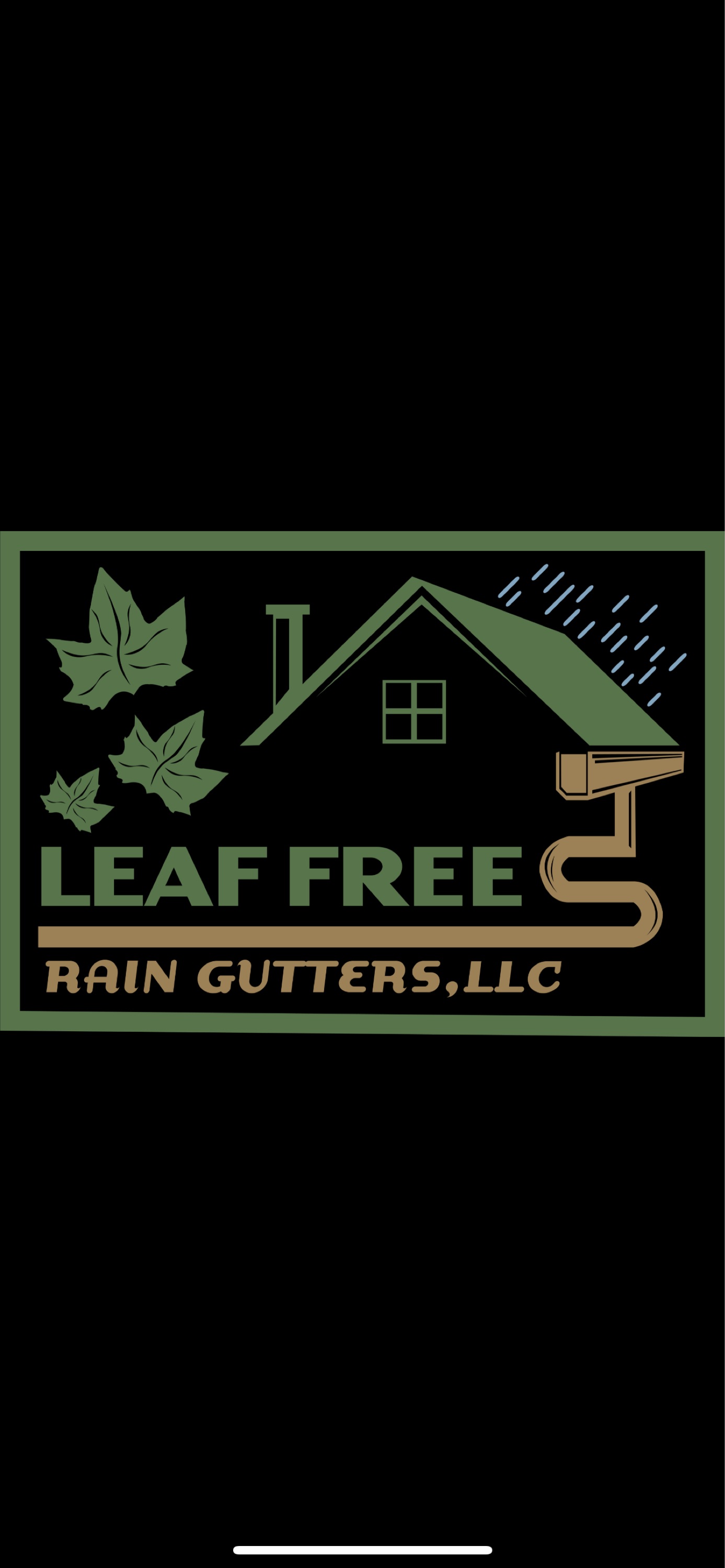 Leaf Free Rain Gutters Logo