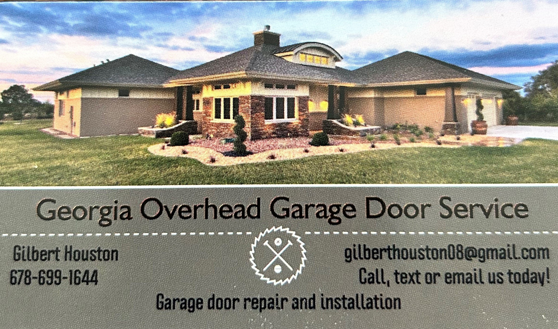 Georgia Overhead Garage Door Service Logo