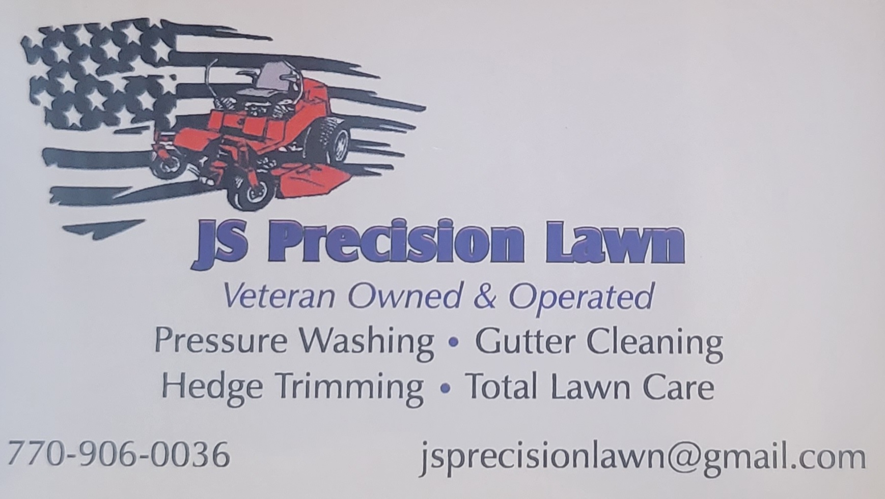 JS Precision Lawn Logo