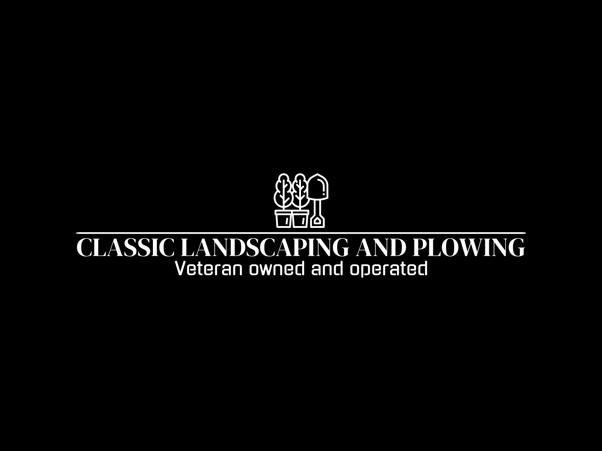 Classic Landscaping and Plowing Logo