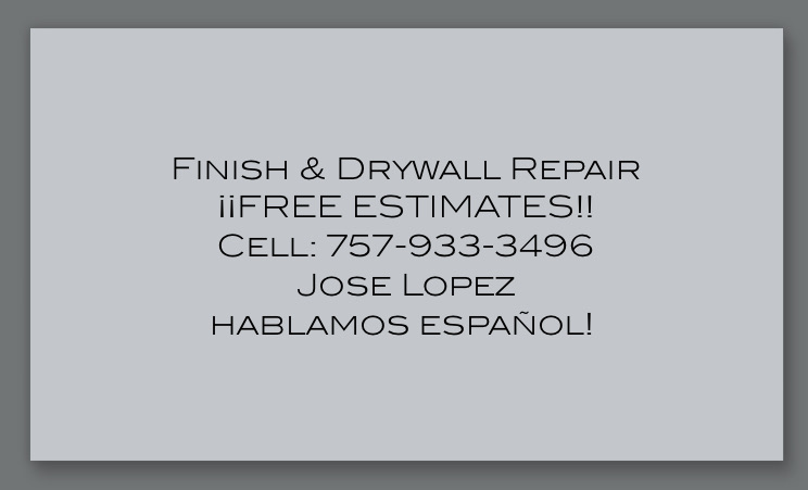 Finish & Drywall Repair Logo