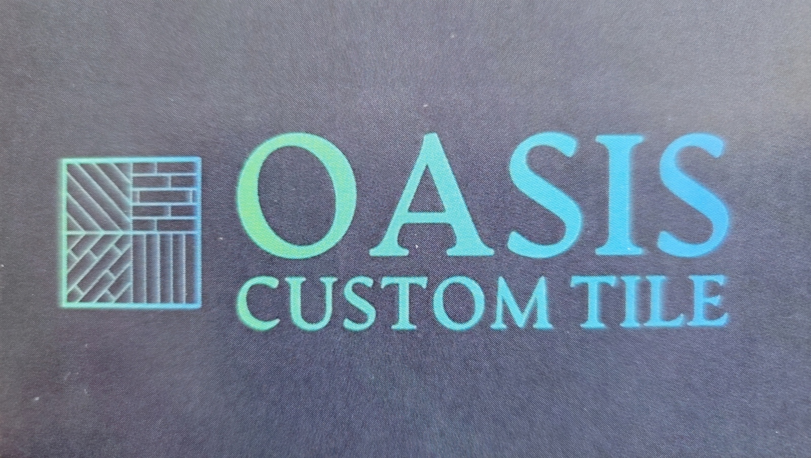 Oasis Custom Tile  Logo