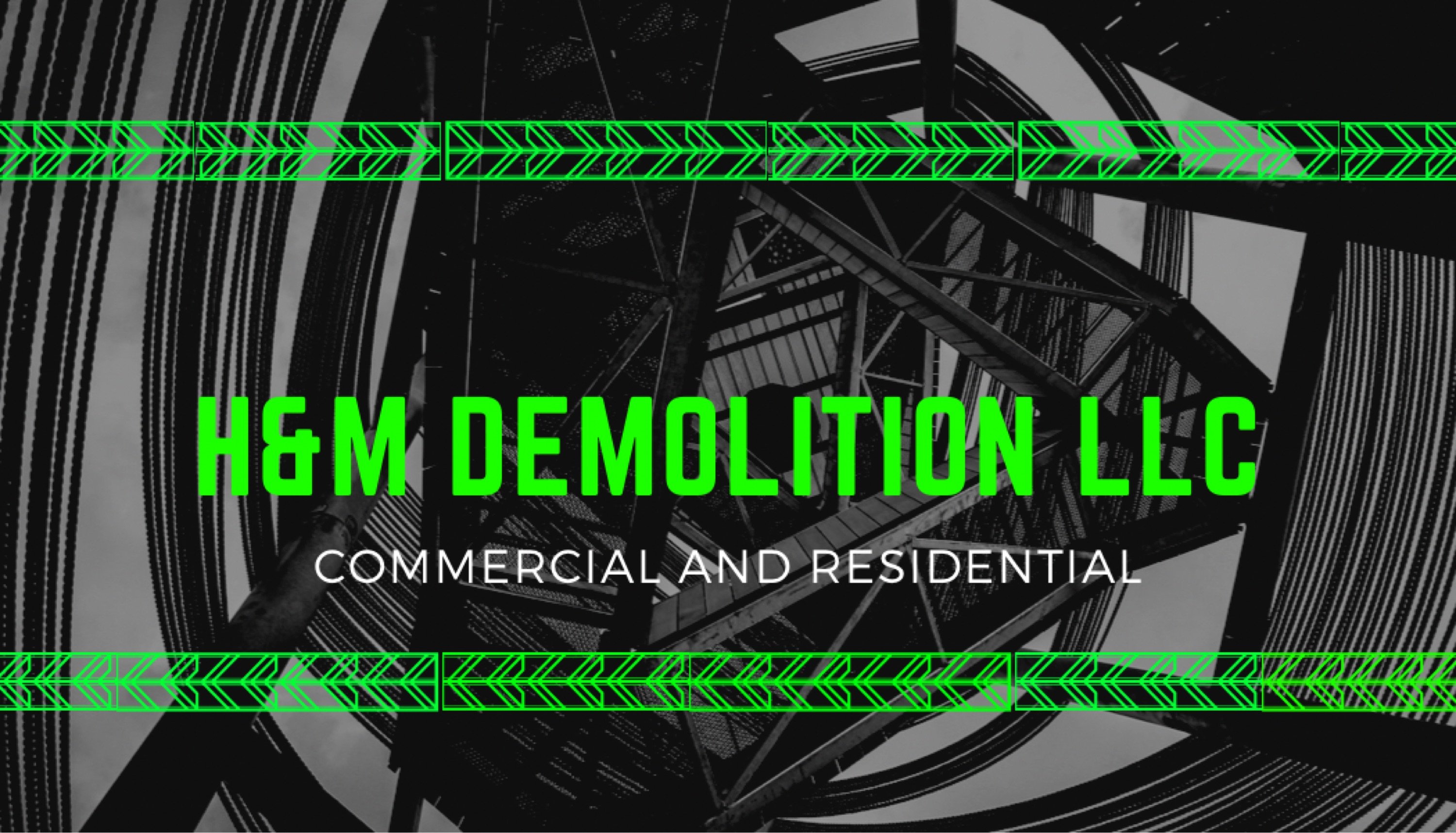 H & M Demolition Logo