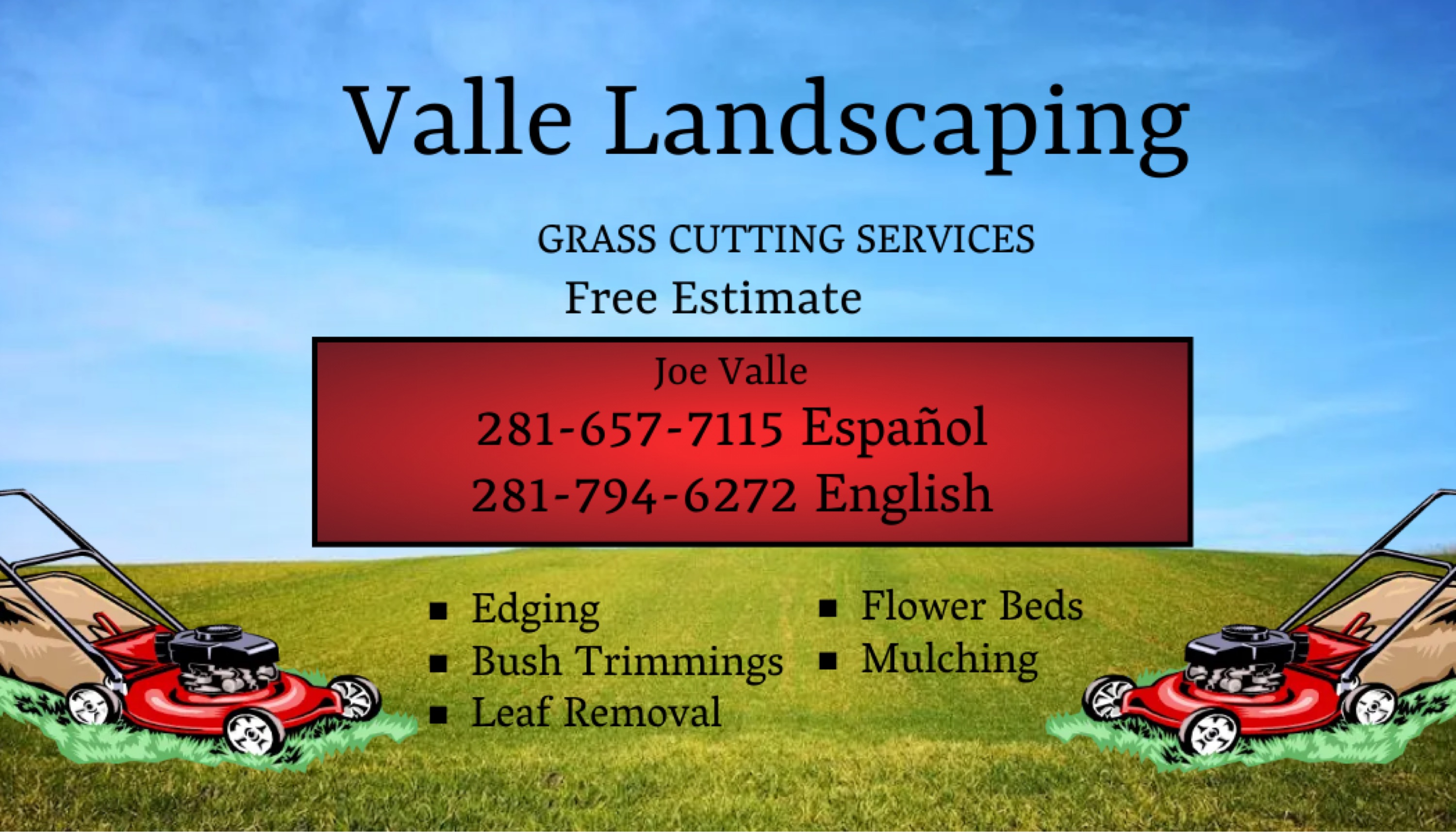 Valle's Landscape Logo
