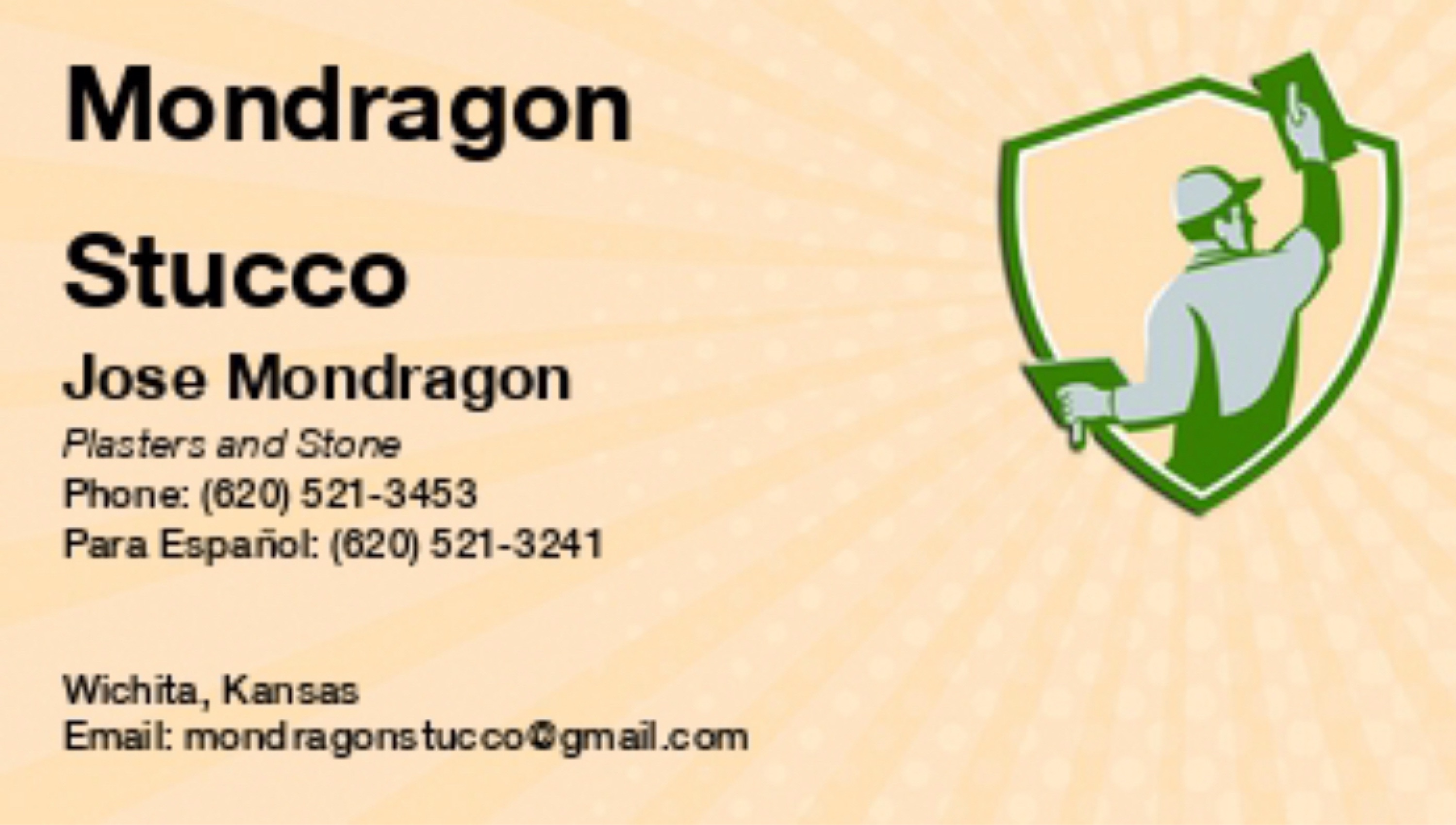 Mondragon Stucco Logo