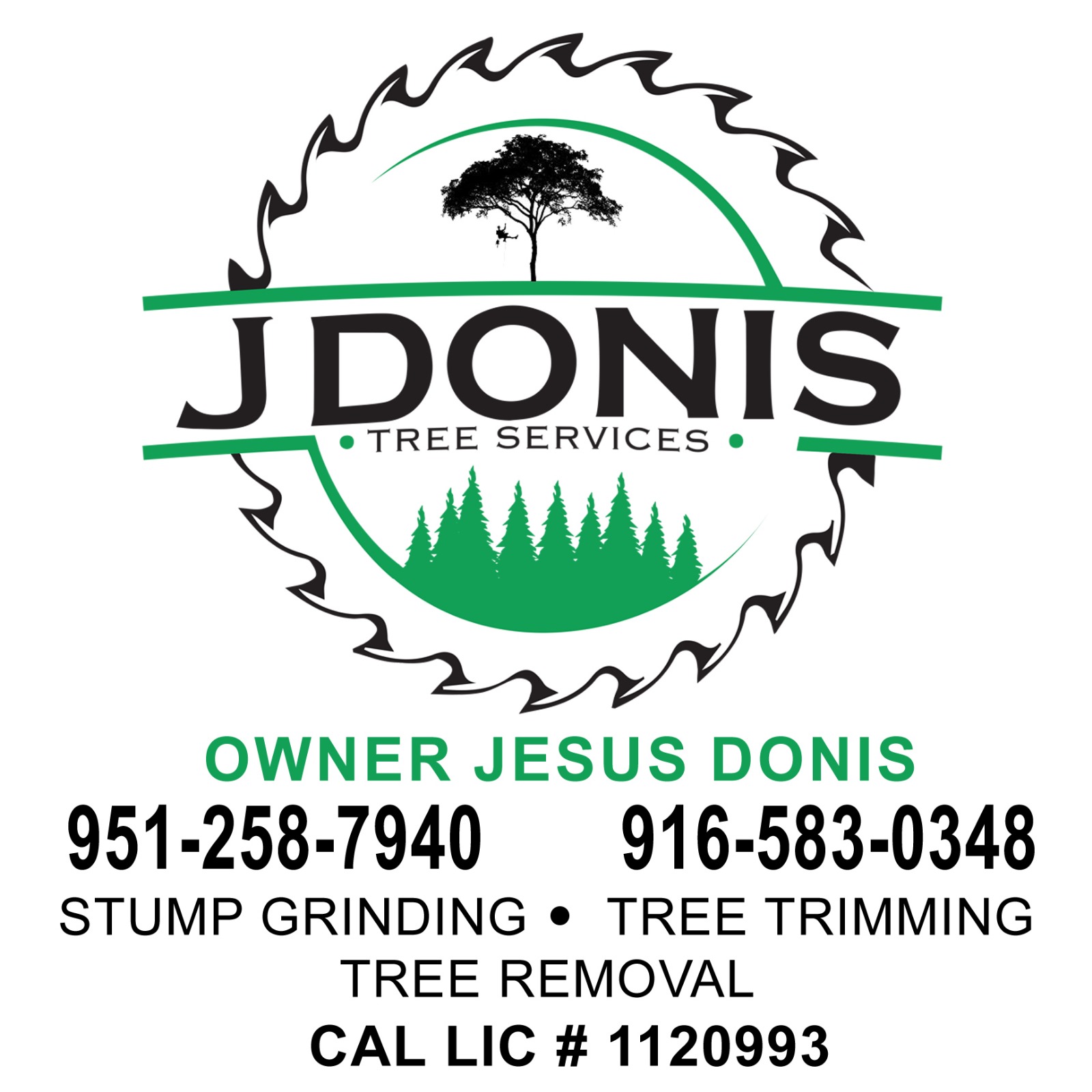 J Donis Tree Services Logo