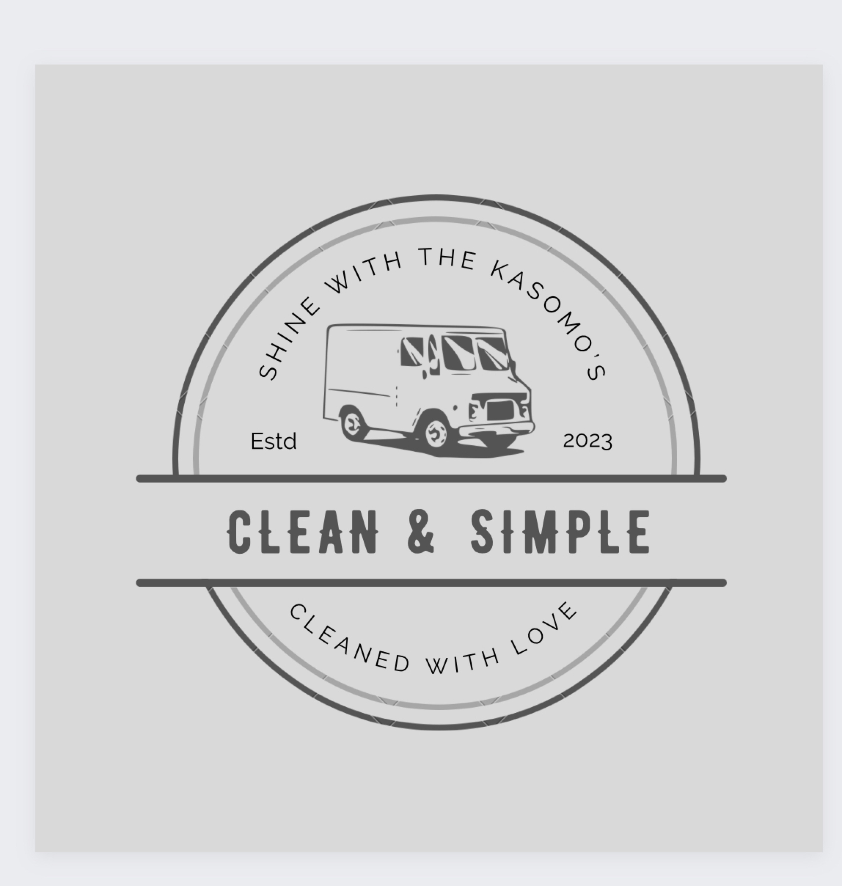 Shine With Kasomo Family Cleaning Services Logo