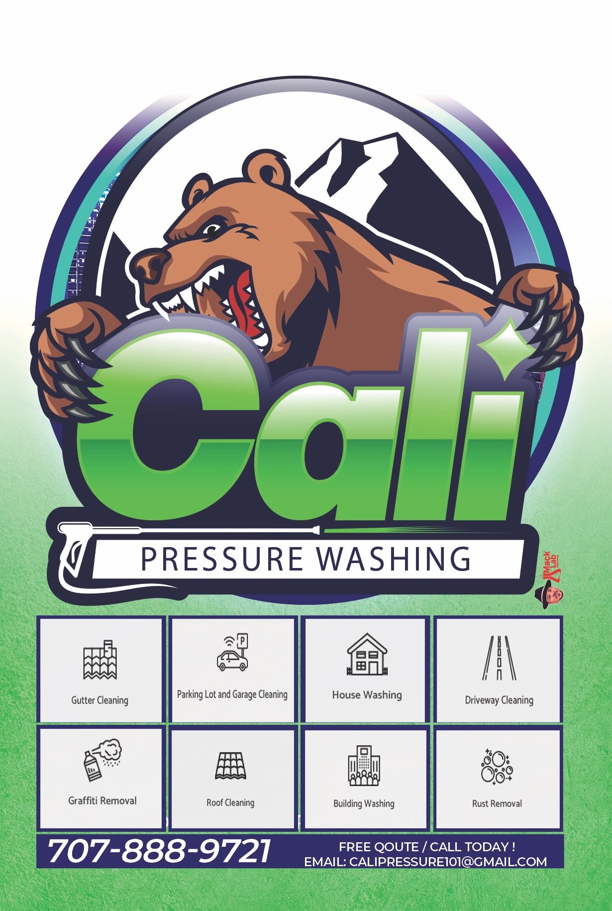 Cali Pressure Washing & Solar Panel Cleaning, LLC Logo