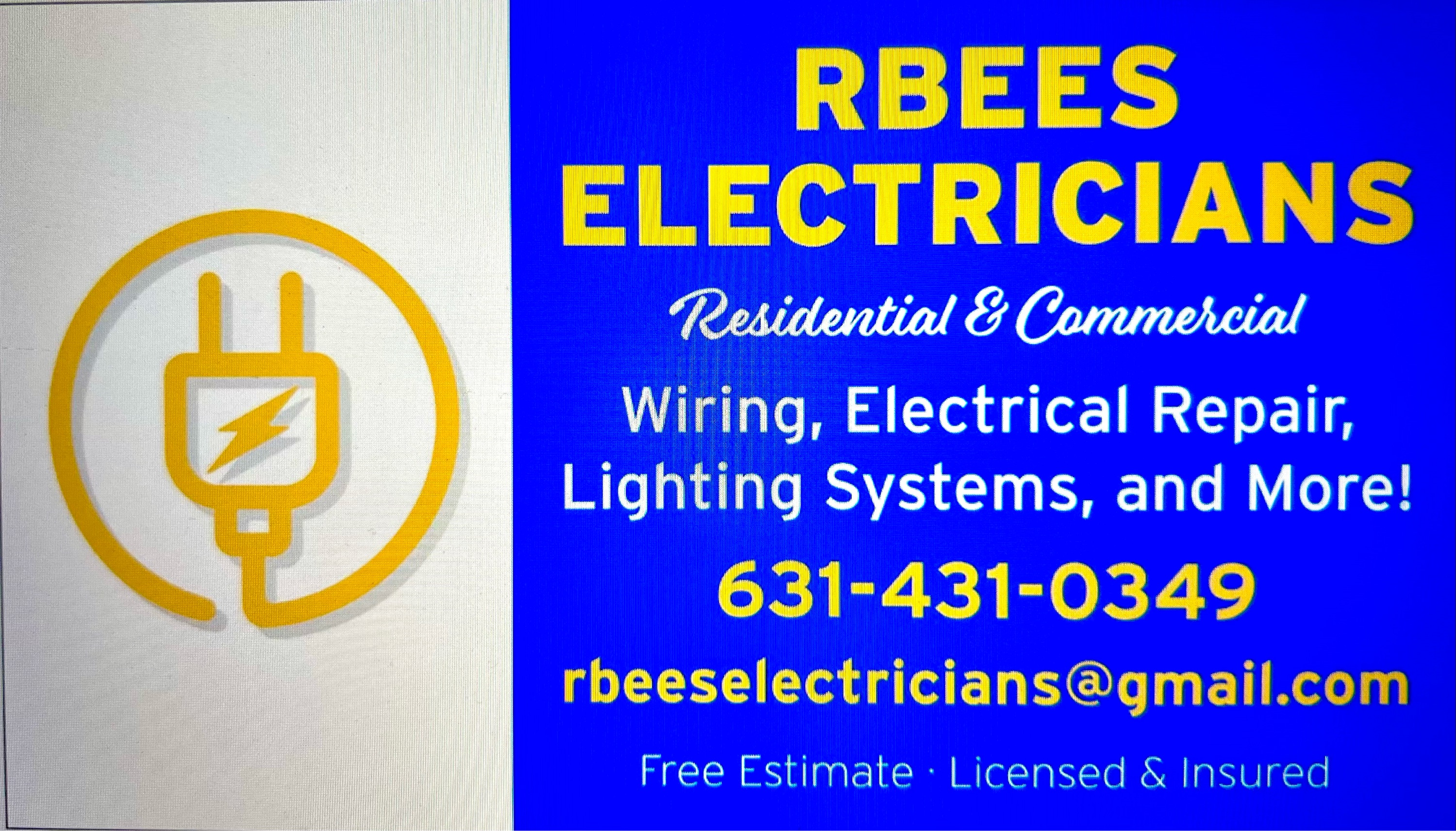 Rbees Electricians, Corp. Logo