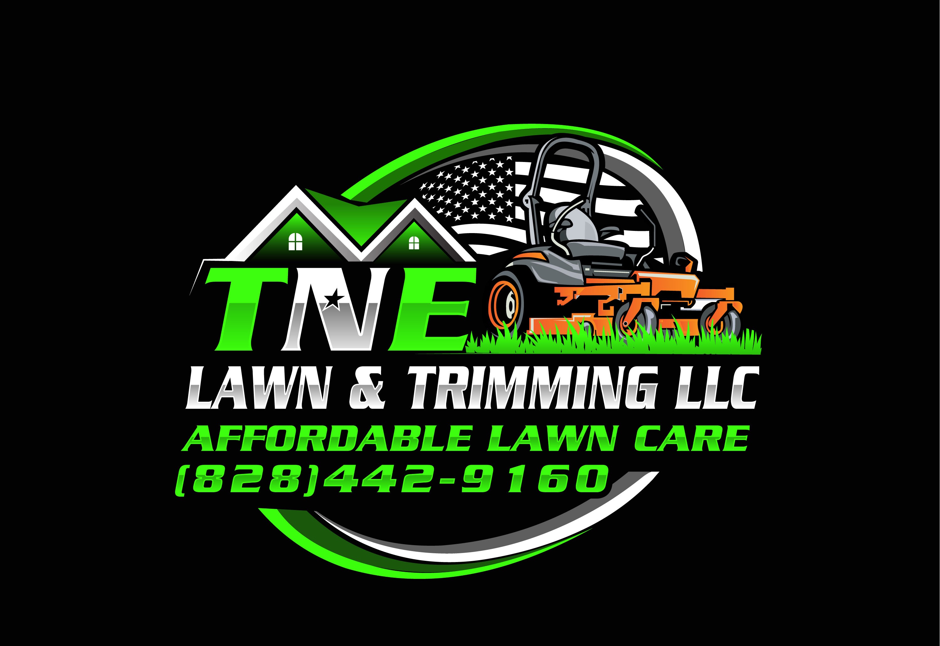 TNE Lawn & Trimming Logo