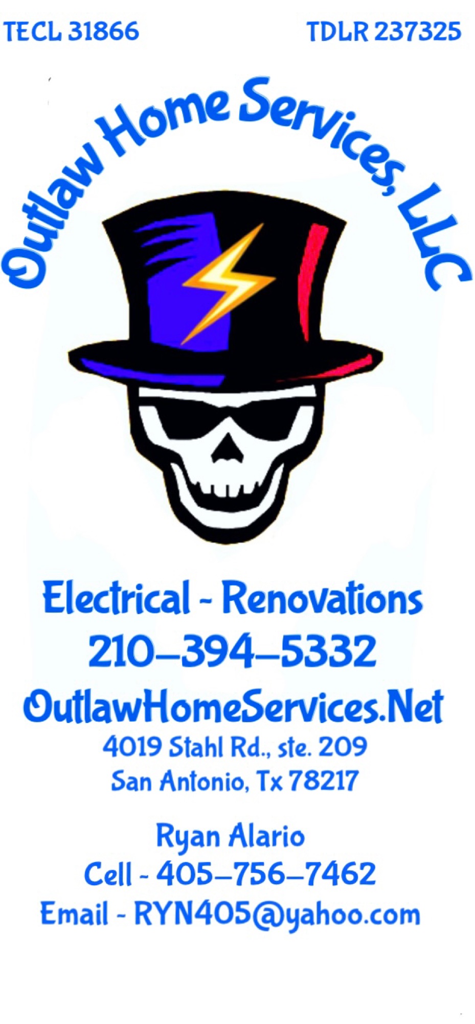 Ryan Alario - Master Electrician Logo