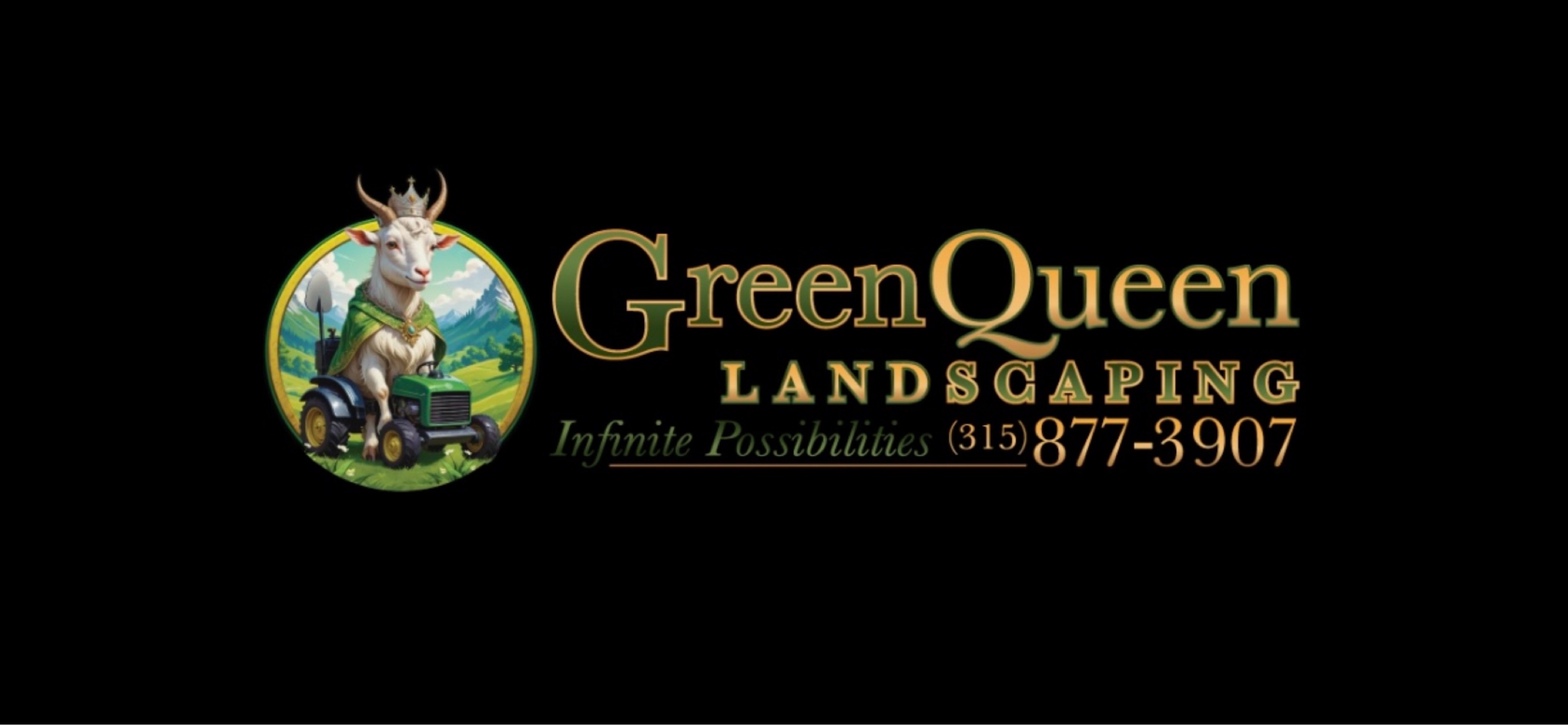 Green Queen Landscaping Logo