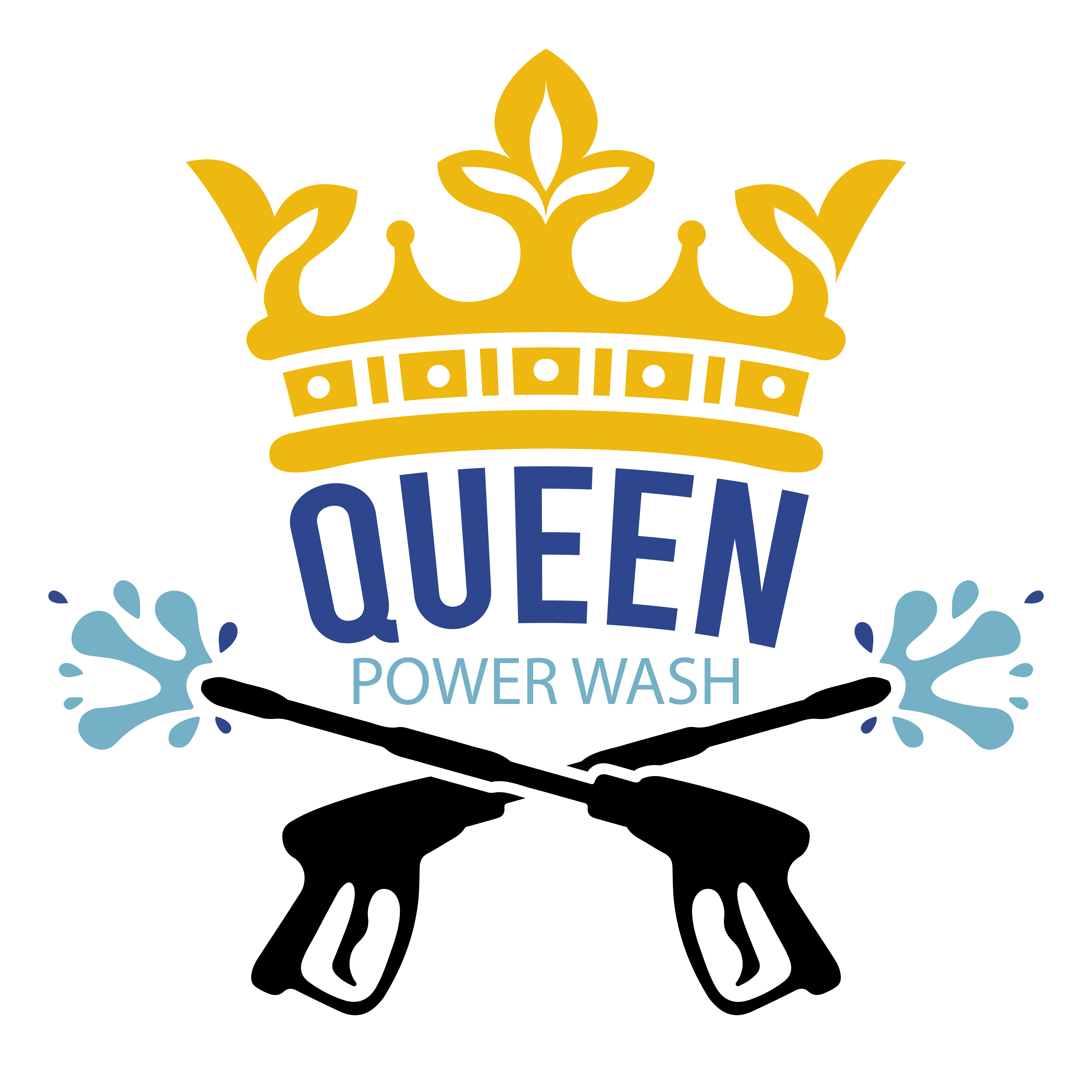 Queen Power Wash Logo