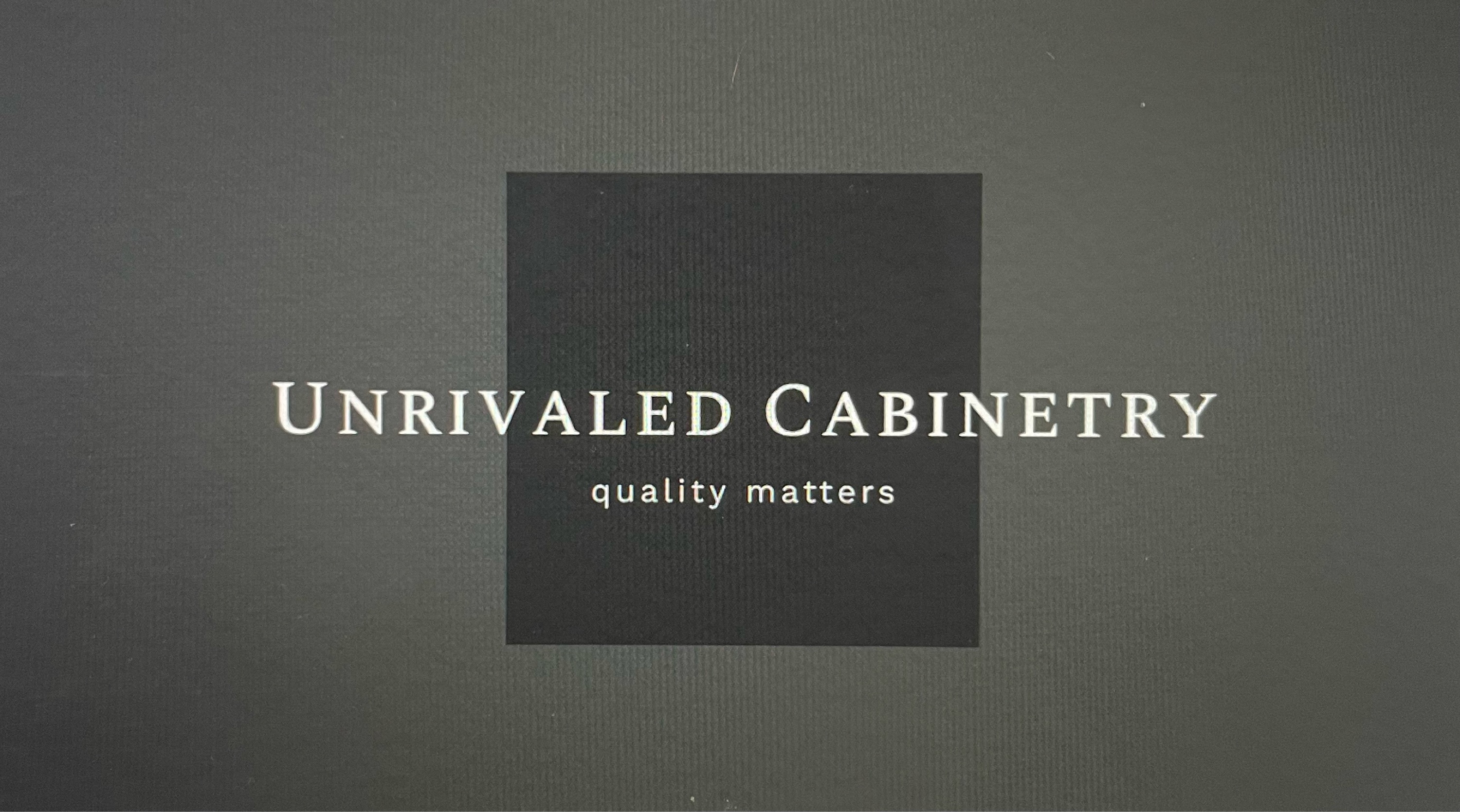 Unrivaled Cabinetry, LLC Logo