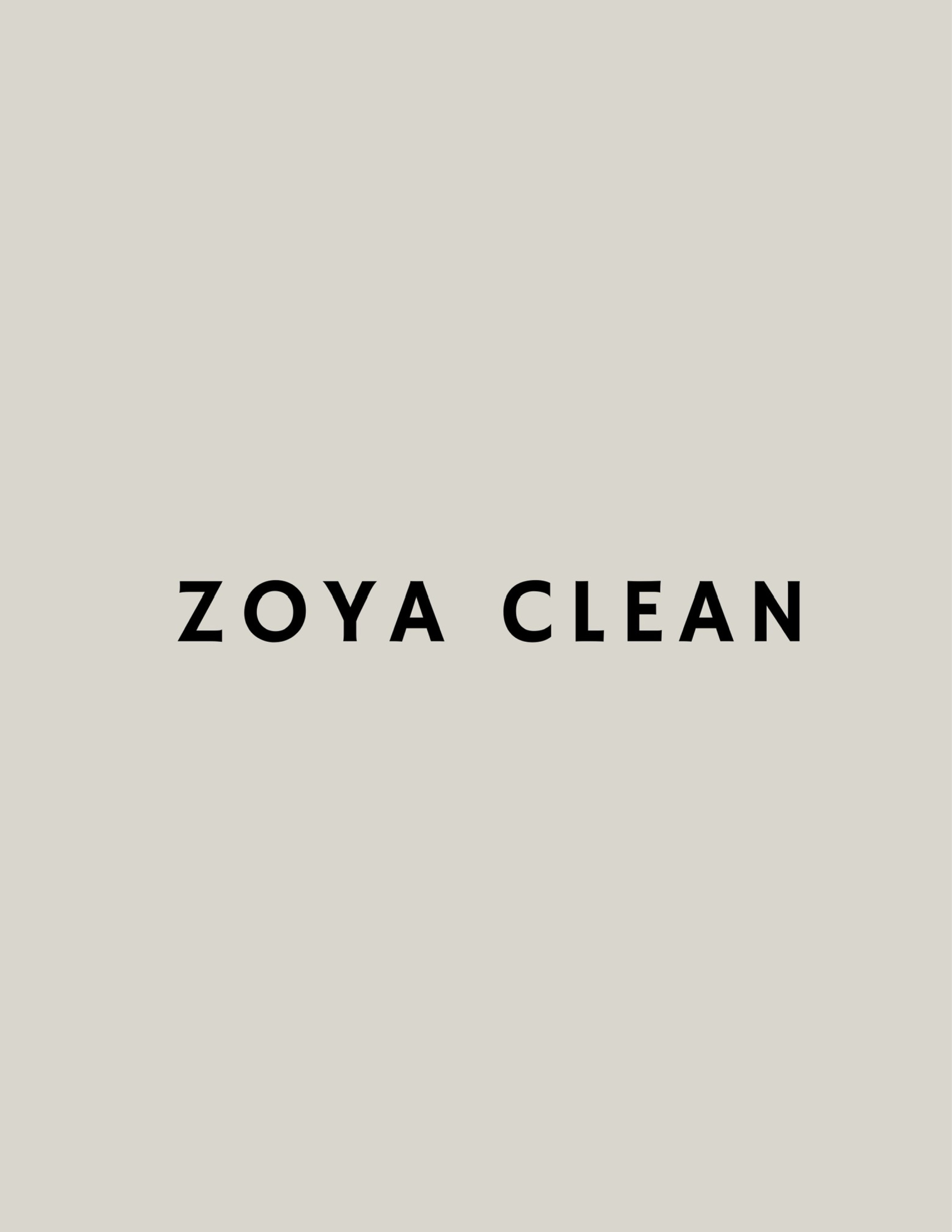 Zoya Clean Logo