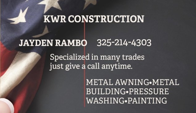 KWR Construction Logo