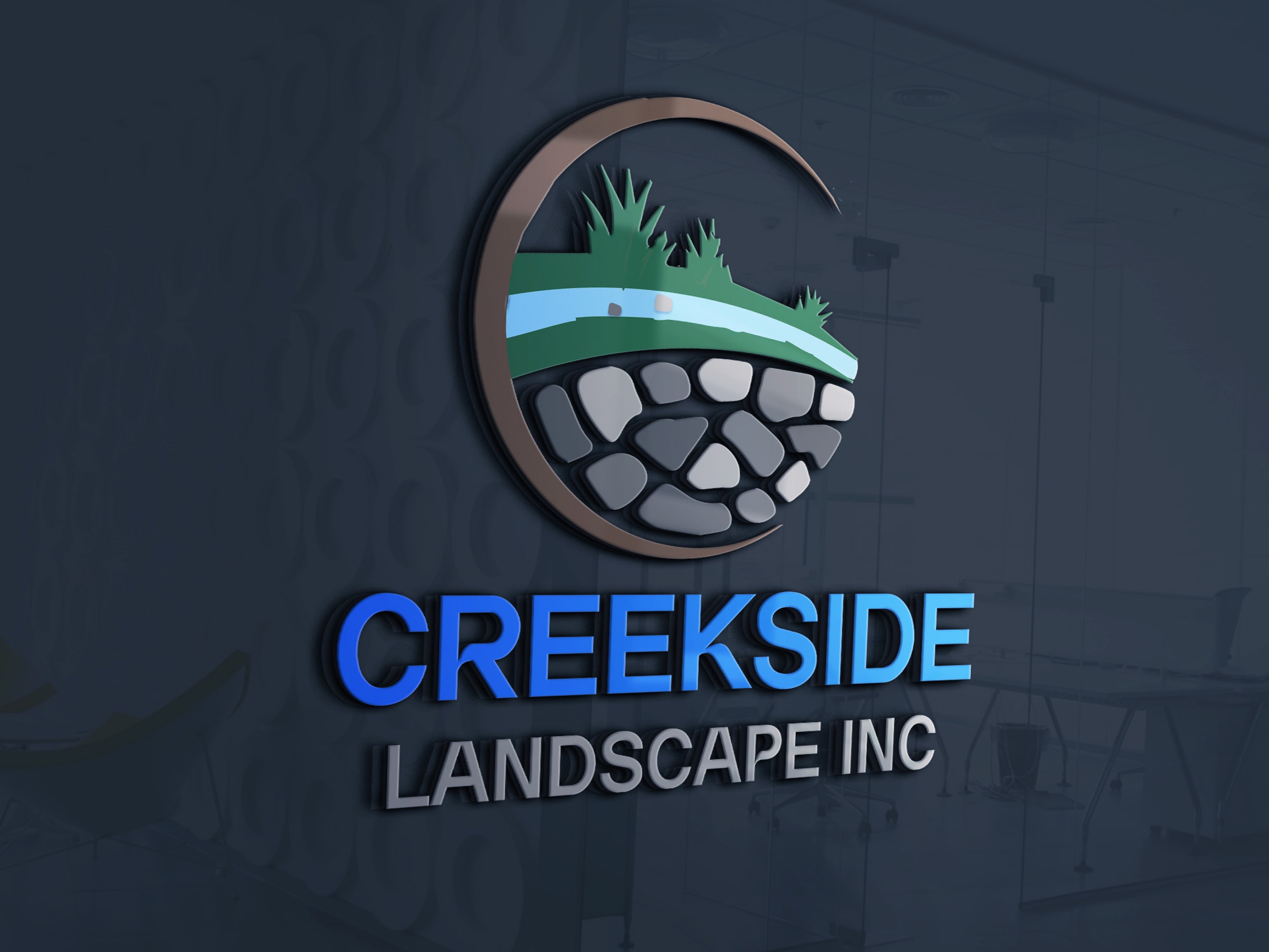 Creekside Landscape, Inc. Logo