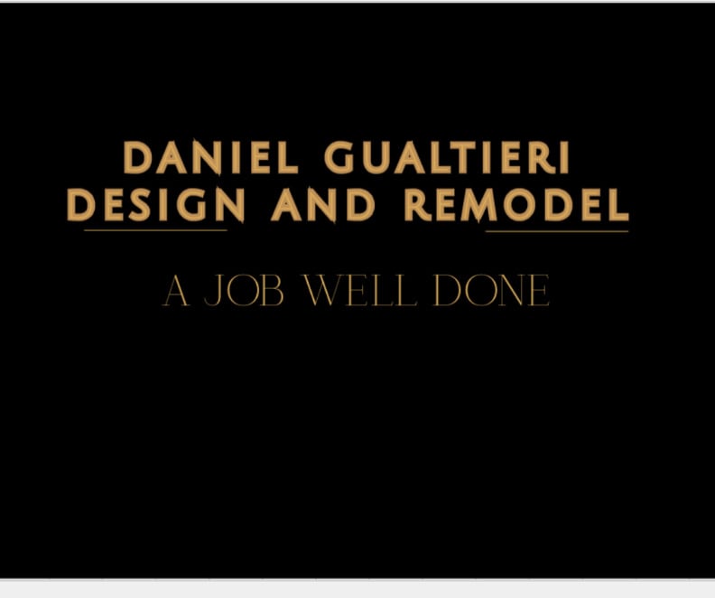 Daniel Gualtieri Remodel Logo