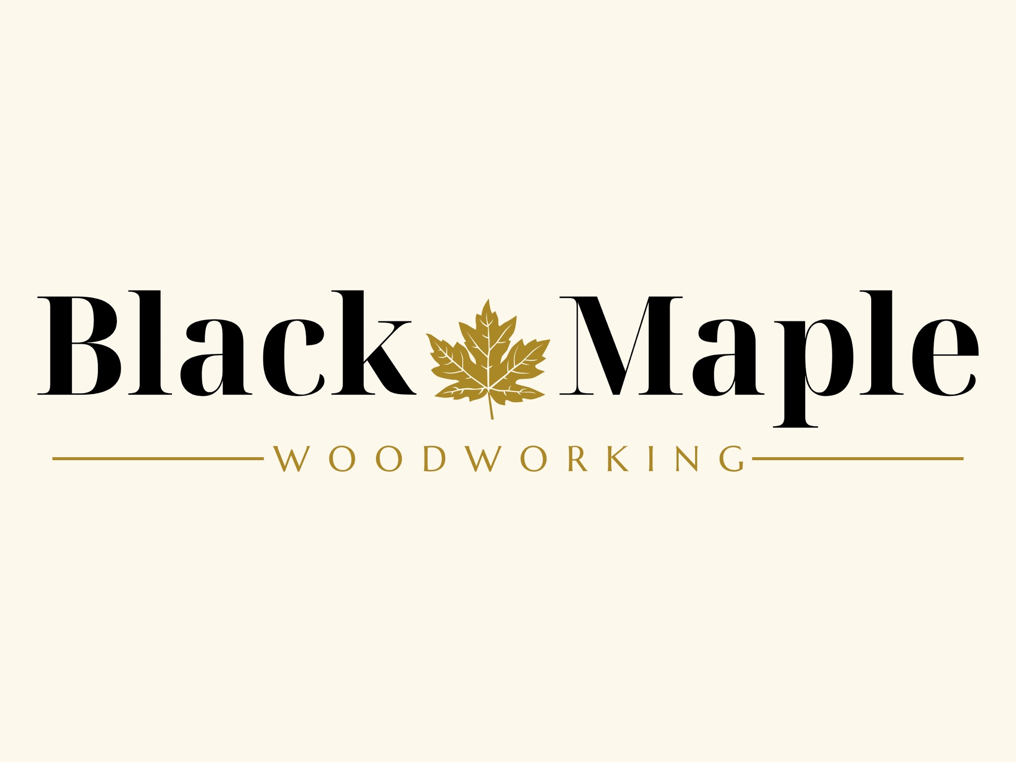 Black Maple Woodworking Logo