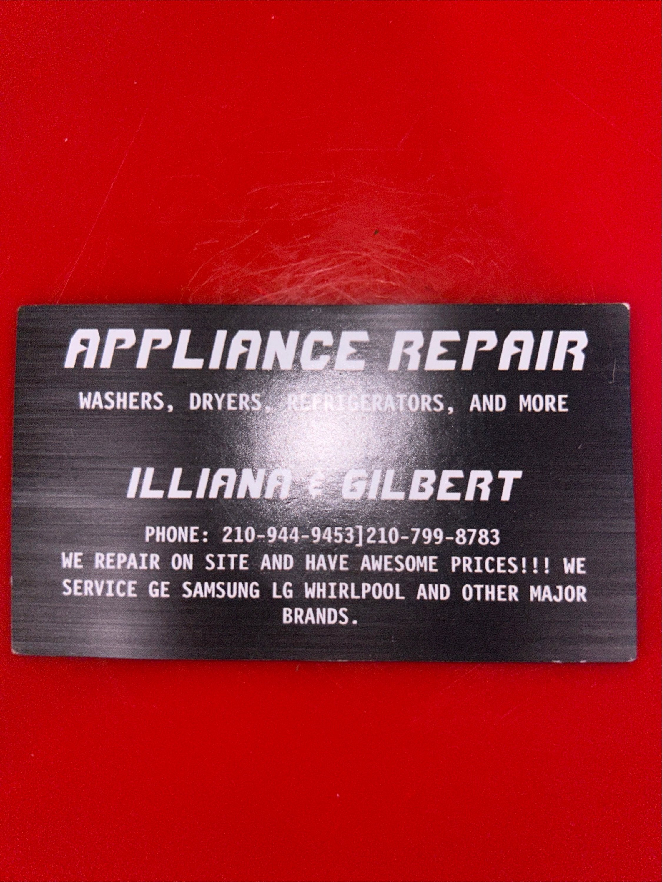 G&I Appliances, Sales and Repairs Logo