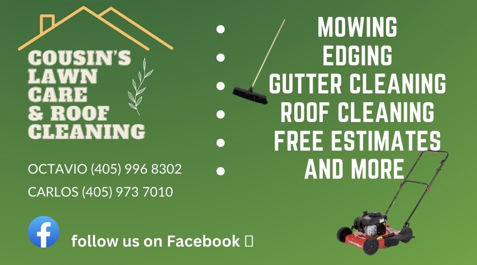 Cousin's Lawn Care & Roofing Cleaning Logo