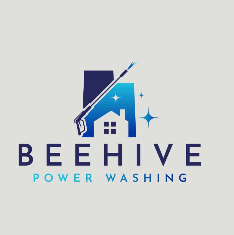 Bee Hive Power Washing Logo