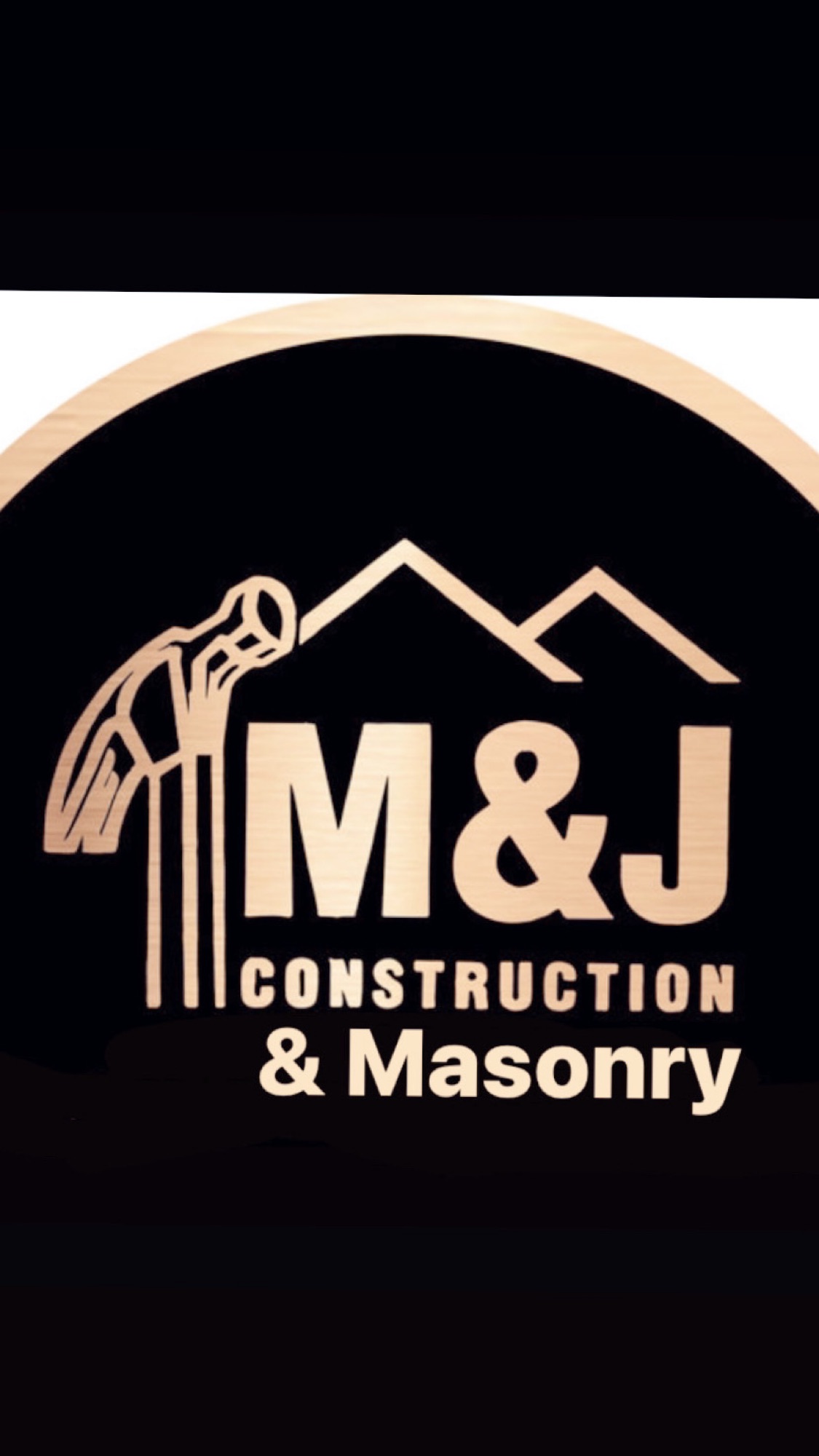 MJ Masonry and Construction Logo