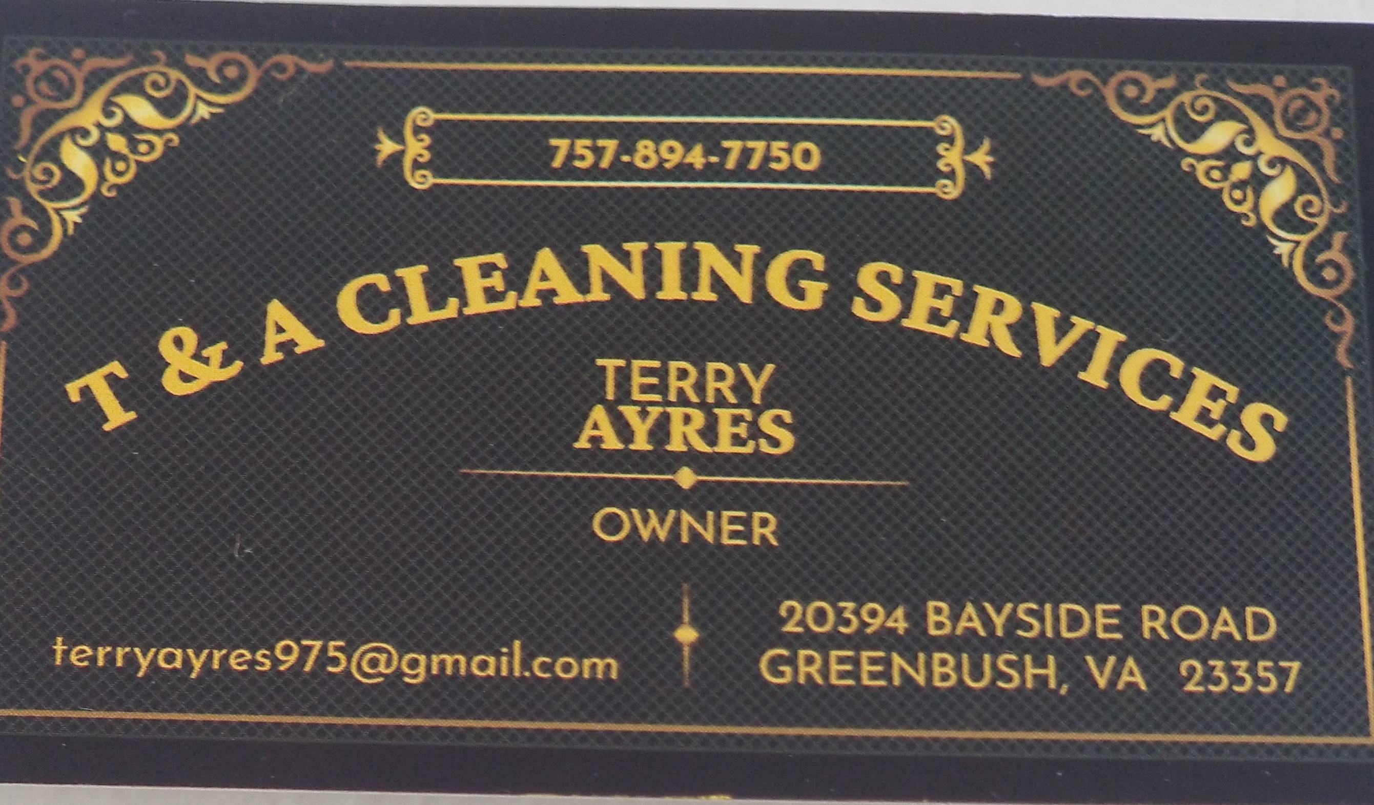 T & A Cleaning Services Logo