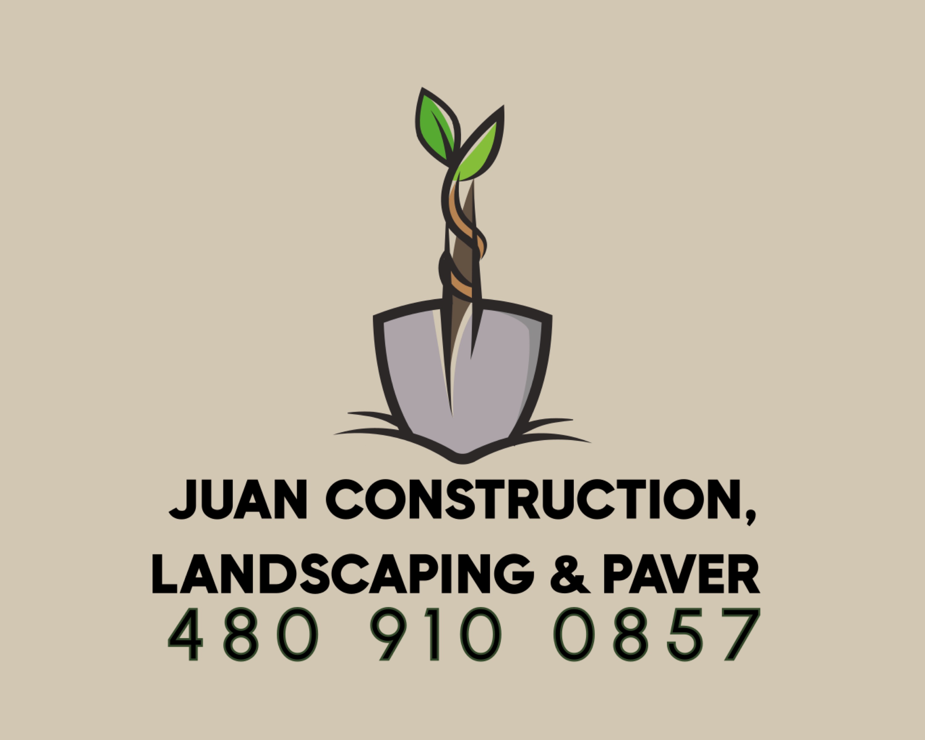 Juan Construction, Landscaping, Paver Logo