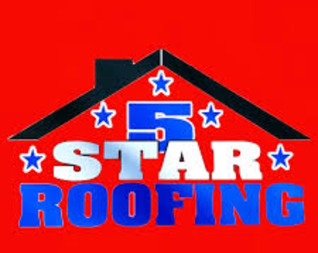 5 Star Roofing and Leak Repair Logo