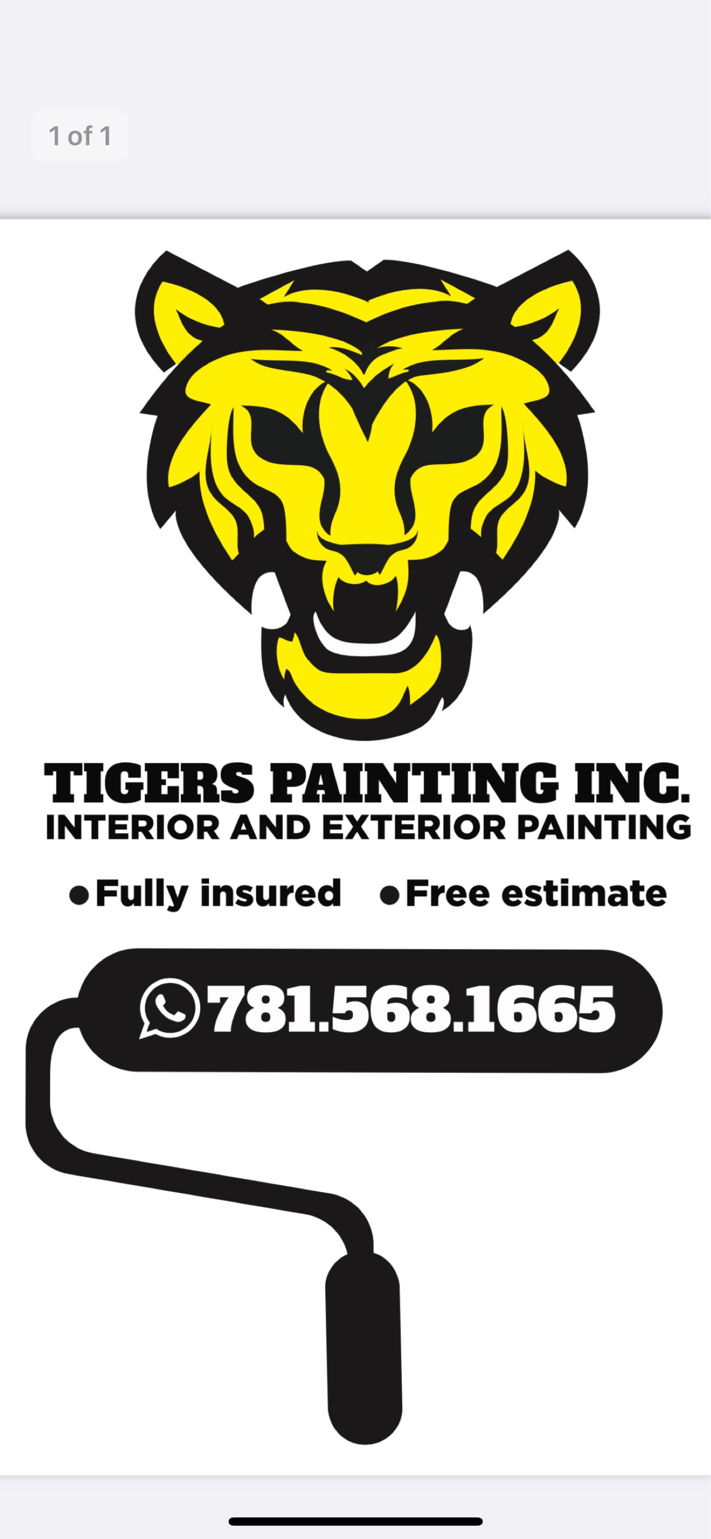 Tigers Painting inc Logo