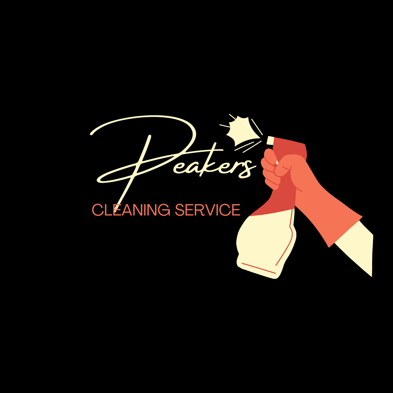 Peakers Cleaning Service Logo