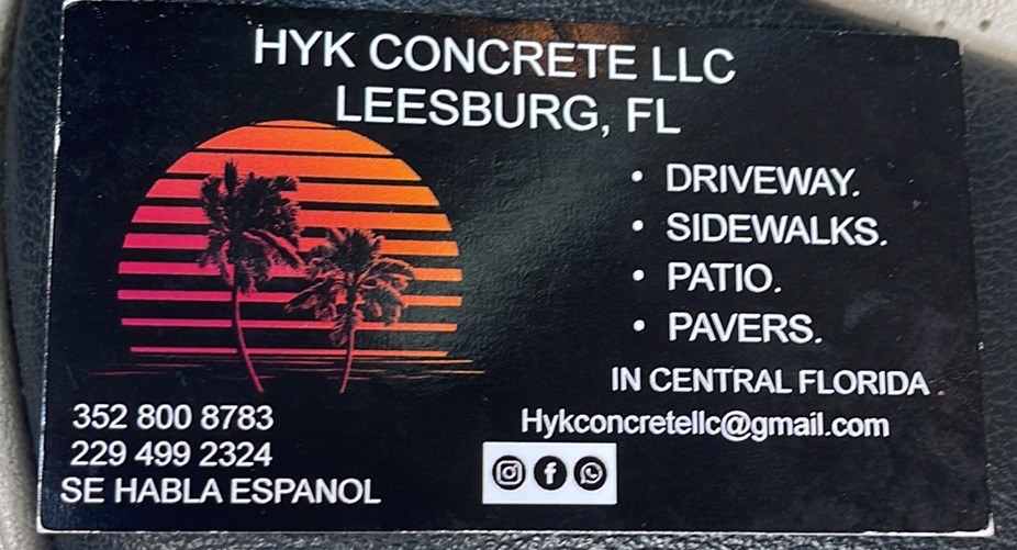 HYK Concrete LLC Logo