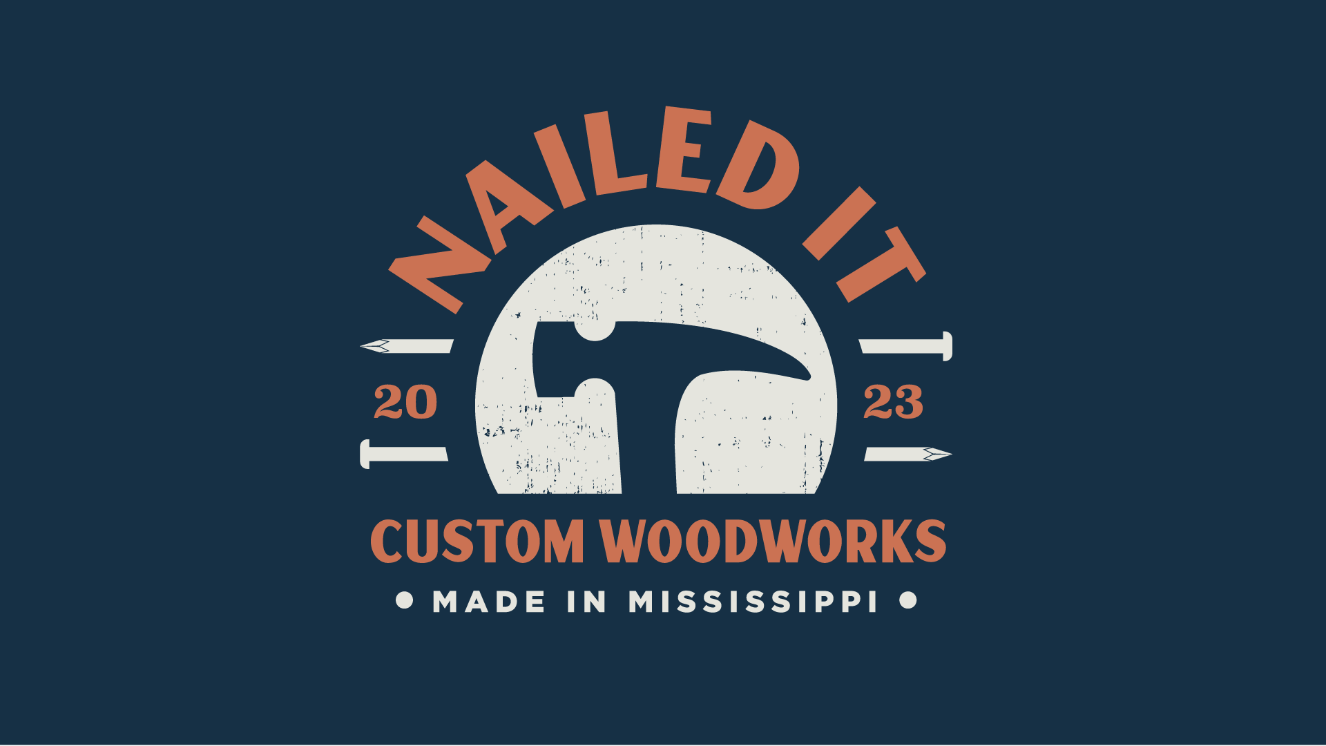 Nailed It Custom Woodworks LLC Logo