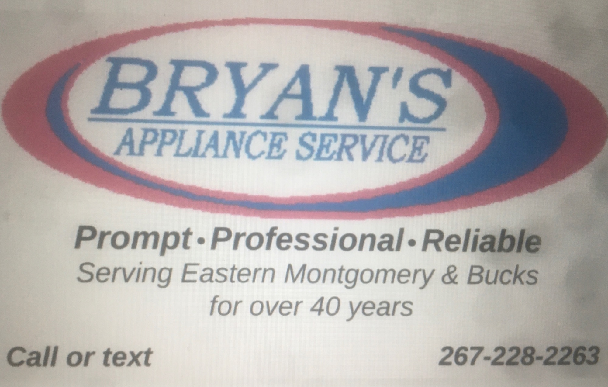 Bryan's Appliance Service Logo