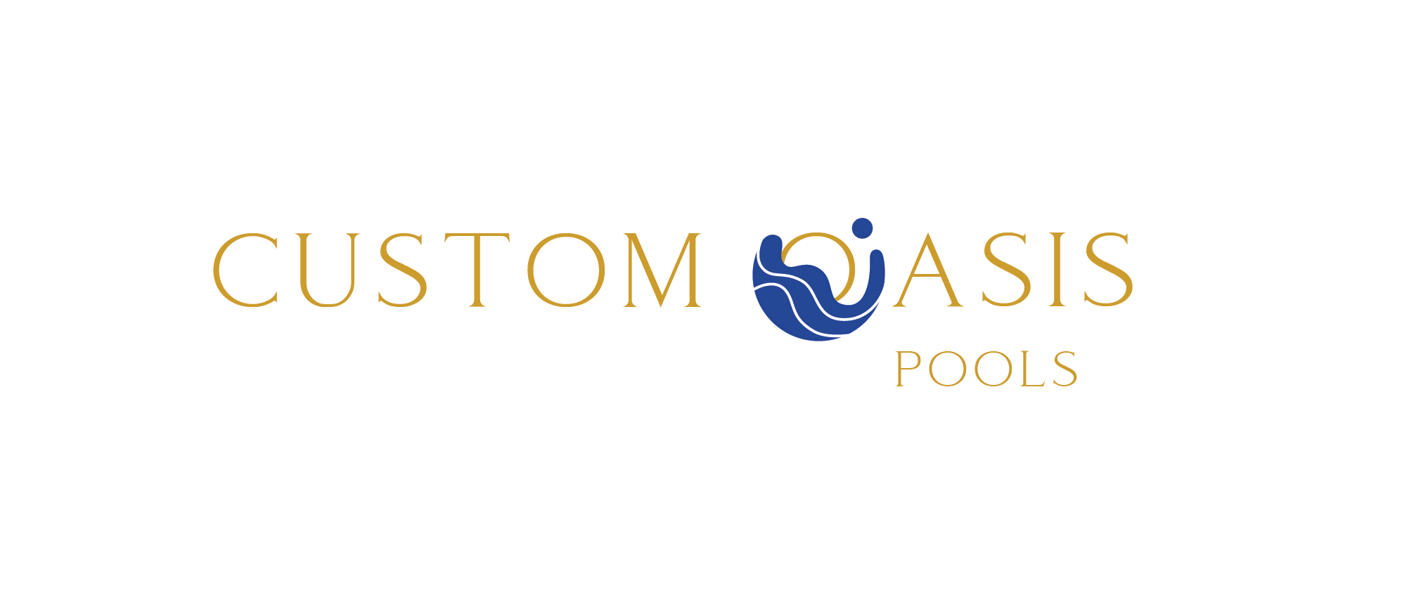 Custom Oasis Pools Logo