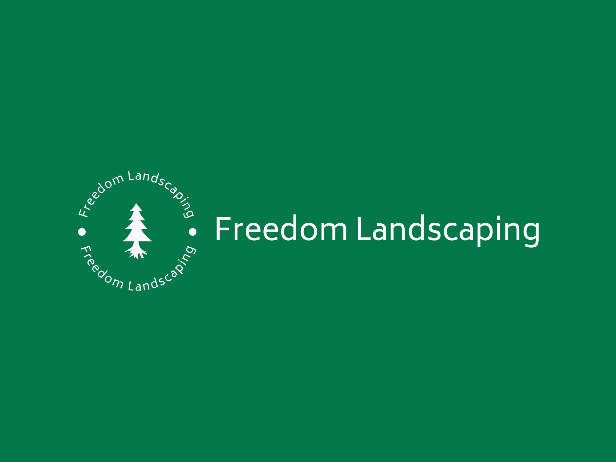 Freedom Landscaping Logo
