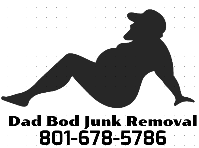 Dad Bod Junk Removal Logo