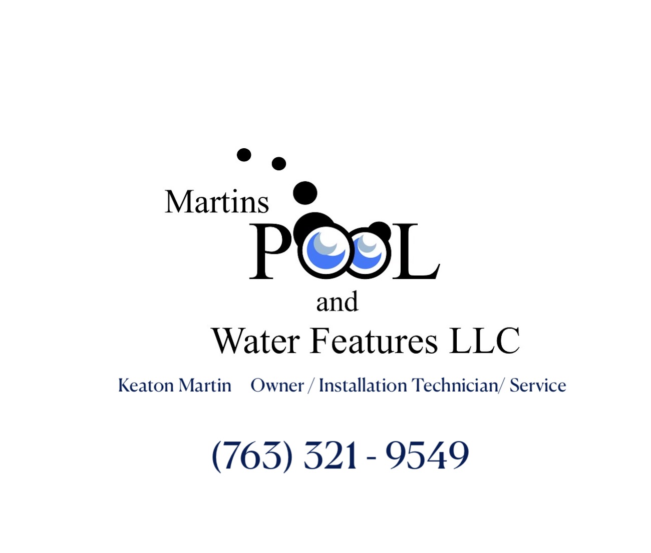 Martins Pool & Water Features Logo