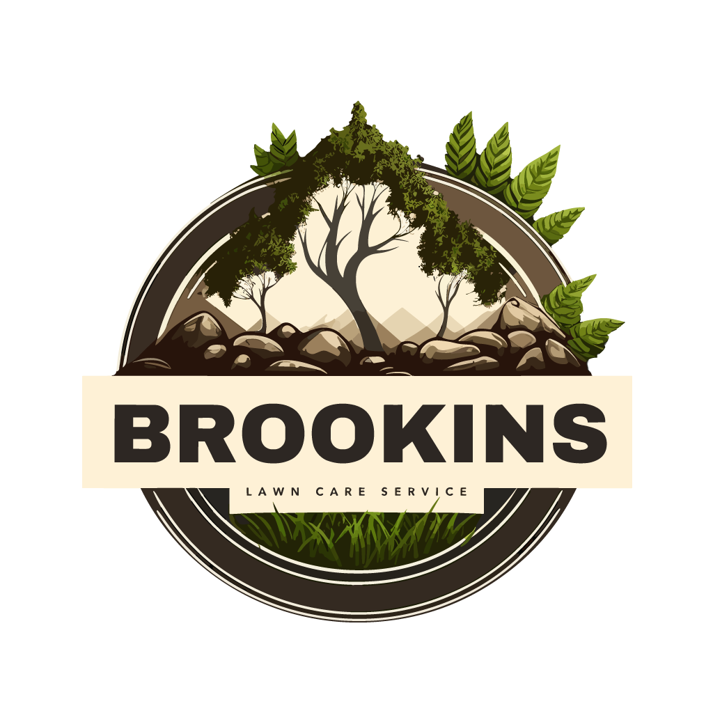 Brookins Lawn Care Service Logo