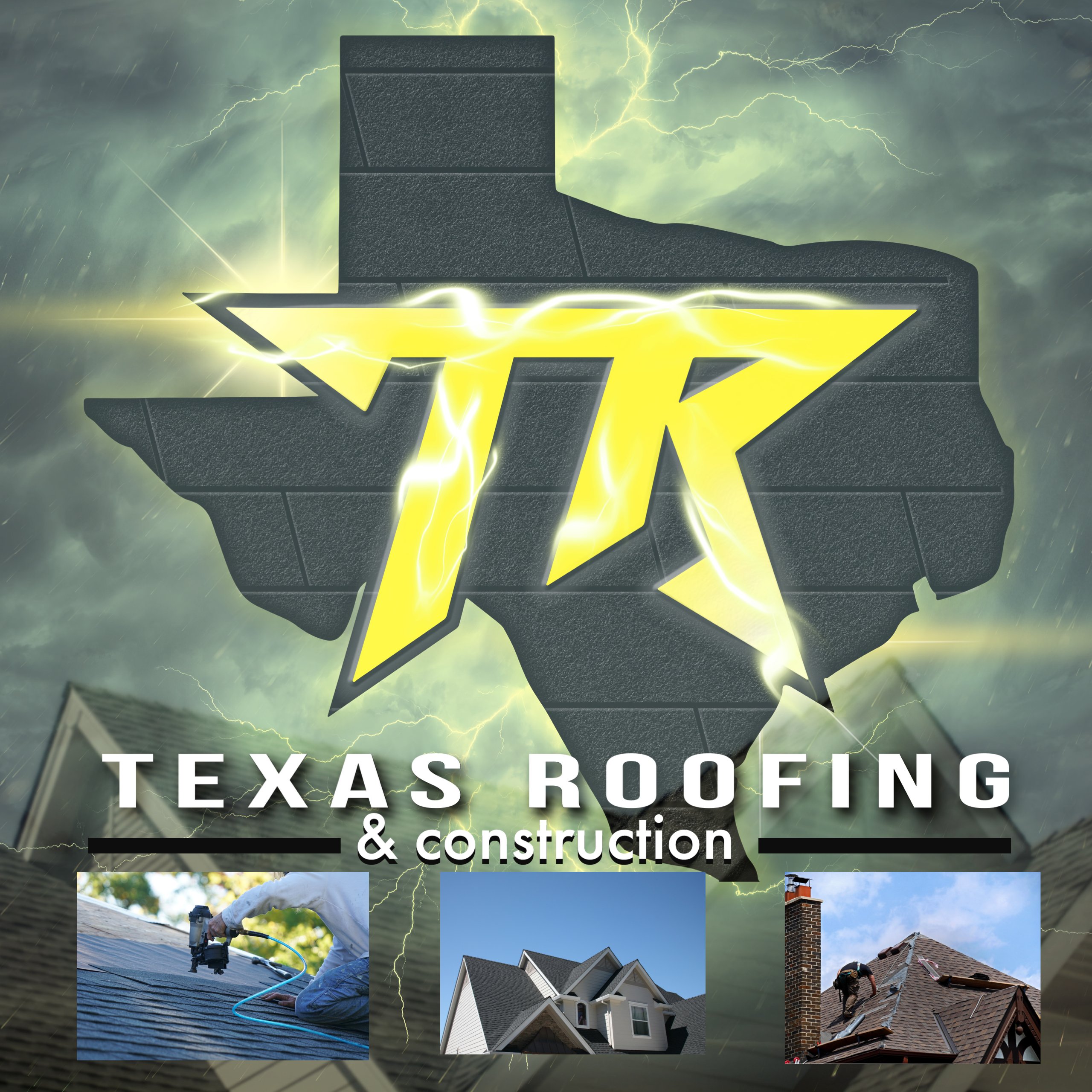 Texas Roofing & Construction Logo