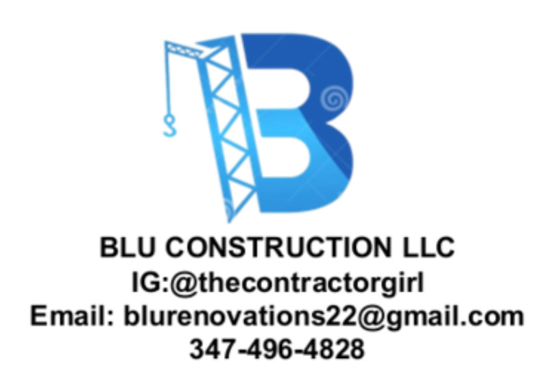 Blu Construction LLC Logo