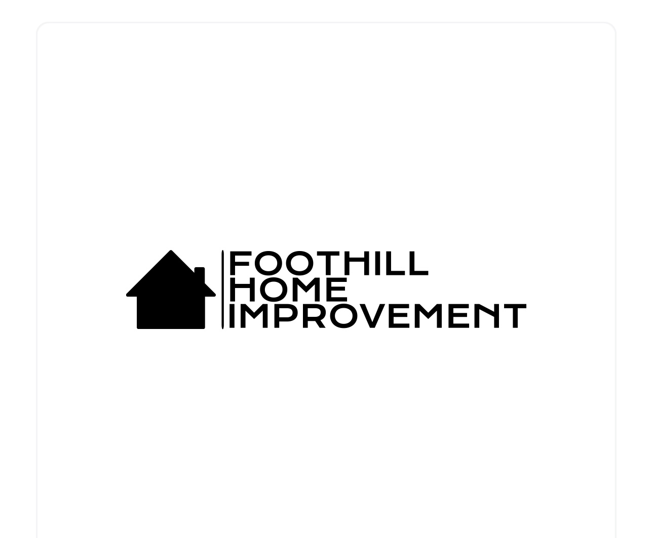 Foothill Home Improvement - Unlicensed Contractor Logo
