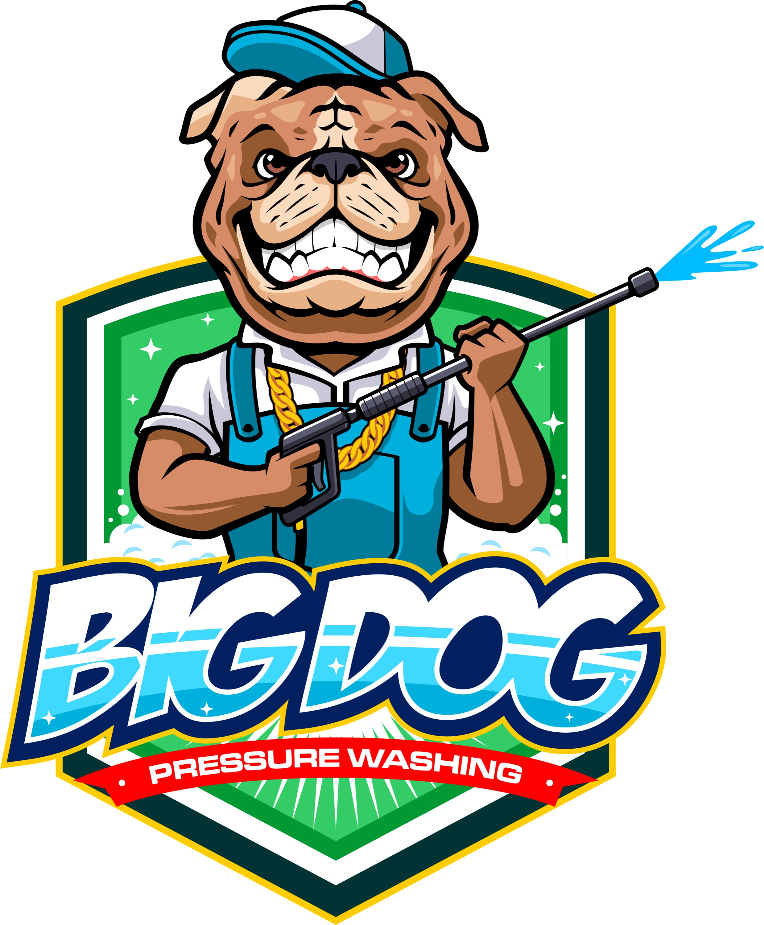 Big Dog Pressure Washing Logo