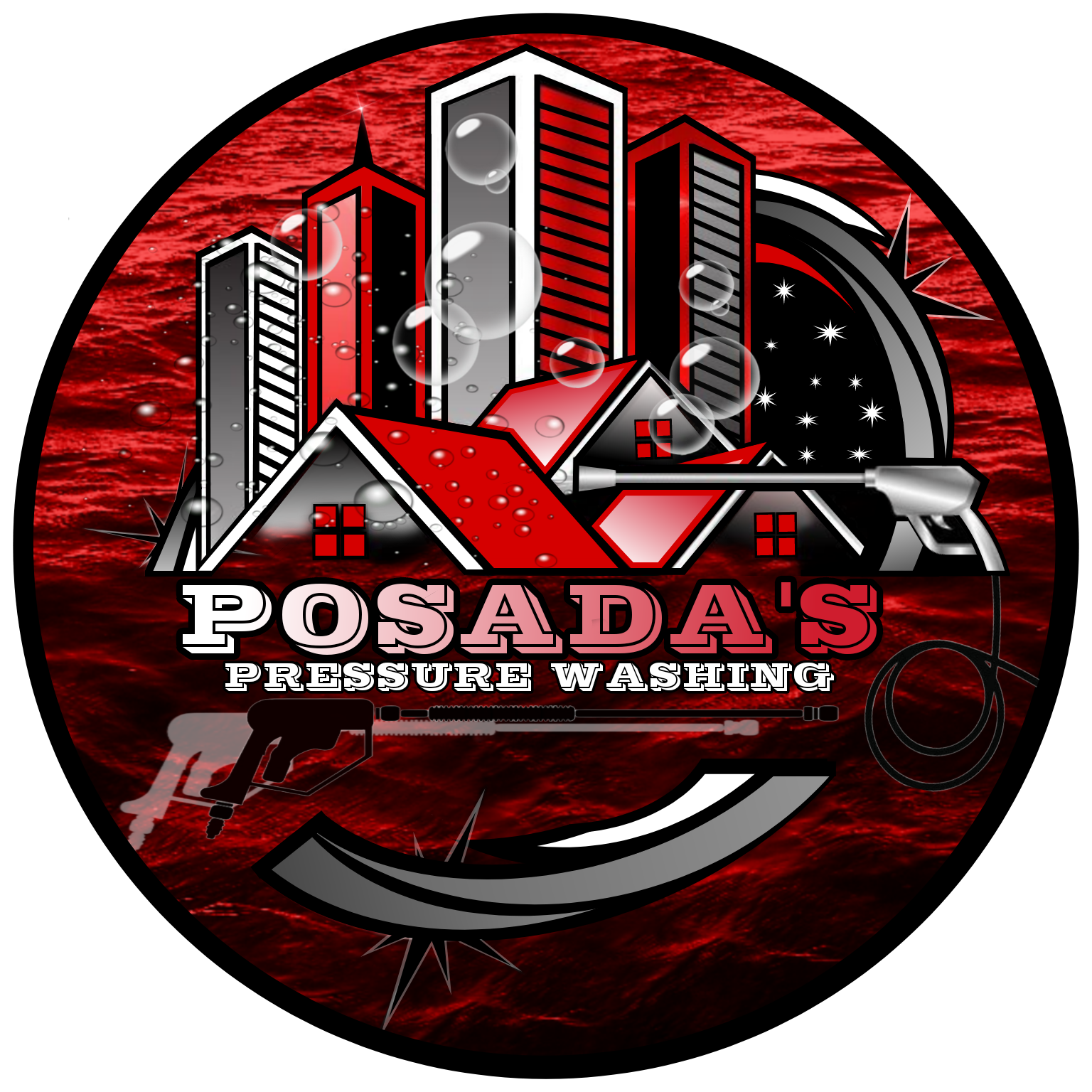 Posada's Pressure Washing Logo