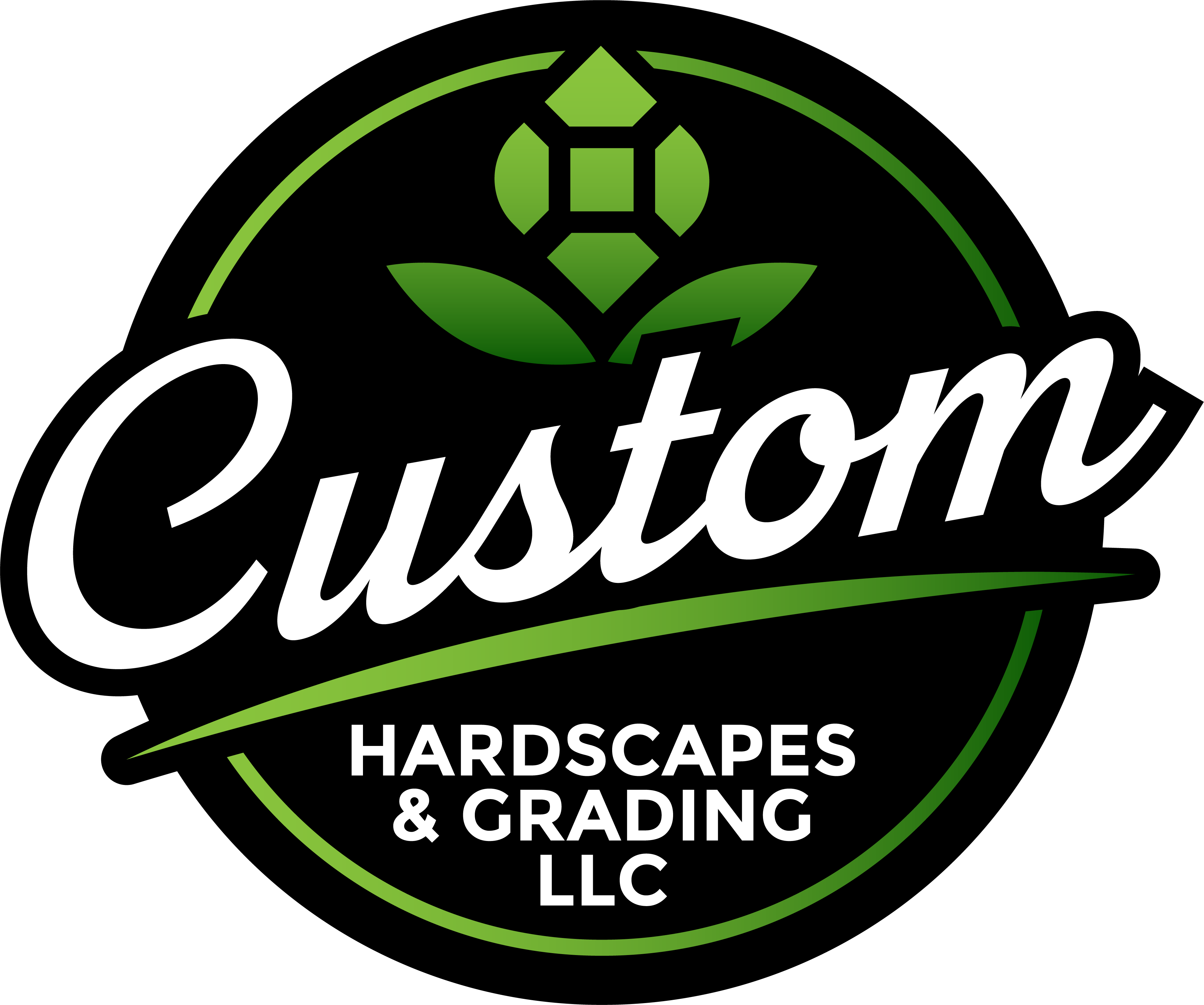 Custom Hardscapes & Grading Logo