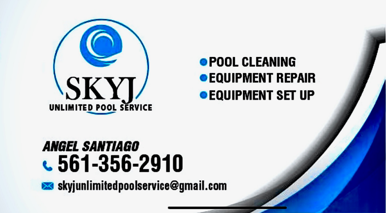 Sky J Unlimited Pool Services, LLC Logo